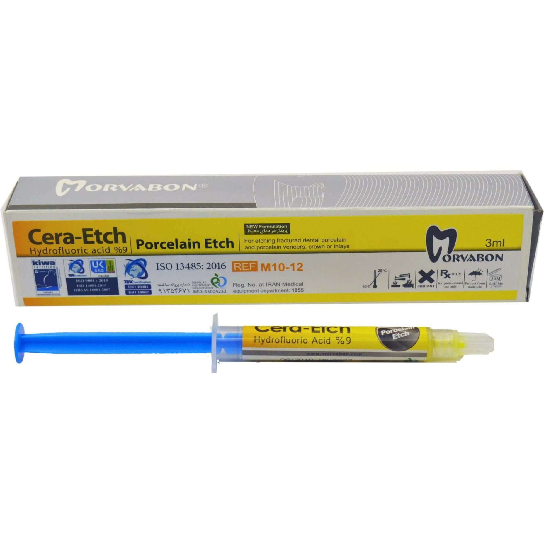 Cera Etch (HF9%) (ژل اسید اچ پرسلن)