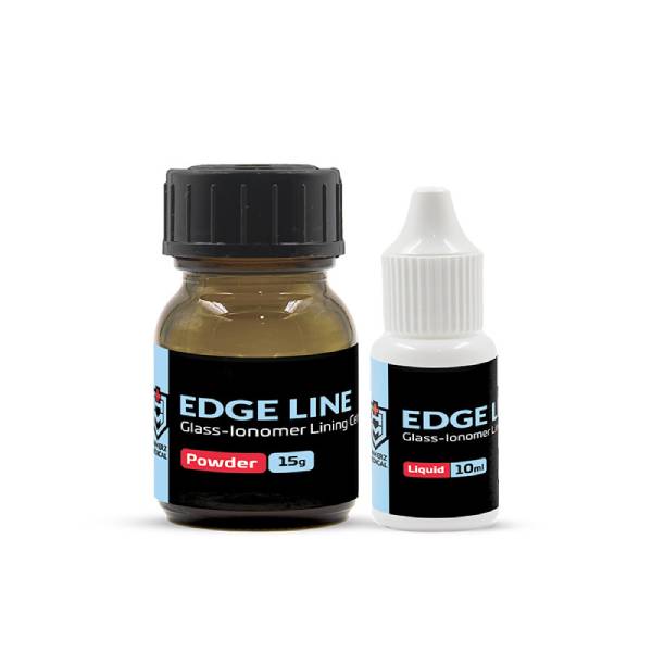 سمان گلاس آینومر پودر و مایع برای Lining مدل EDGE LINE